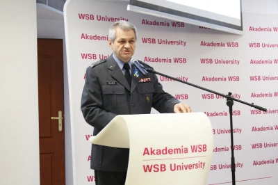 ilustracja aktualności: One year since the aggression against Ukraine... - lecture by General Dr Roman Polko and Dr Paulina Polko