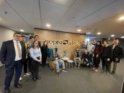 ilustracja aktualności: Study visit to Sopra Steria