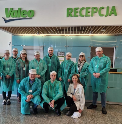 ilustracja aktualności: Visit of WSB University students to Valeo