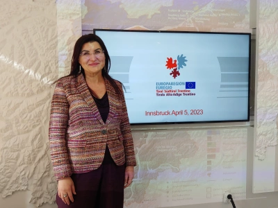 ilustracja aktualności: Wizyta studyjna dr hab. Joanny Kurowskiej-Pysz, prof. AWSB na pograniczu austriacko-włosko-szwajcarskim