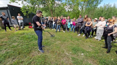 ilustracja aktualności: Wizyta studyjna  studentów Bezpieczeństwa narodowego na poligonie strażackim 