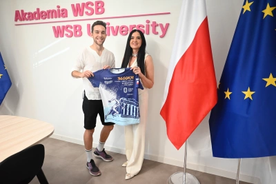 ilustracja aktualności: Extreme student! Tomasz Sobania ran 3,600 kilometres in 90 days.