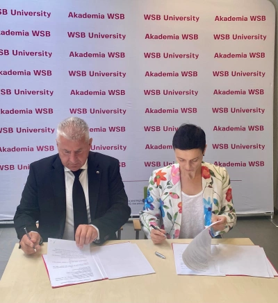 ilustracja aktualności: Uroczyste podpisanie porozumienia o współpracy WZ Kraków Akademii WSB z Agencją Ochrony HEKTOR