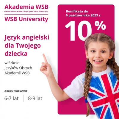 ilustracja aktualności: Kurs języka angielskiego dla dzieci 6-9 lat 