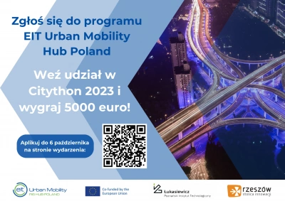 ilustracja aktualności: Program akceleracyjny EIT Urban Mobility Hub Poland - Citython 2023!