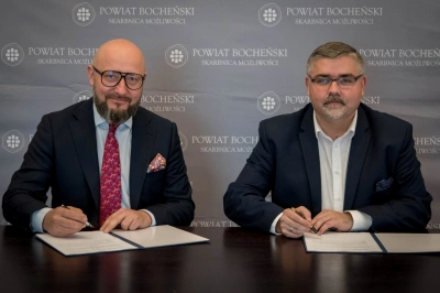 ilustracja aktualności: Umowa o współpracy ze Starostwem w Bochni