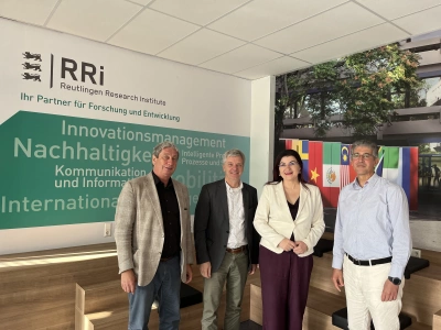 ilustracja aktualności: Discussion on extending scientific and educational cooperation at The Reutlingen University of Applied Sciences 