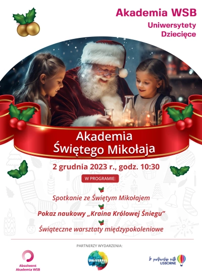 ilustracja aktualności: Zapraszamy do Akademii Świętego Mikołaja 