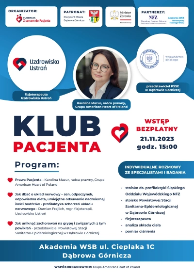 ilustracja aktualności: Klub Pacjenta Akademii WSB