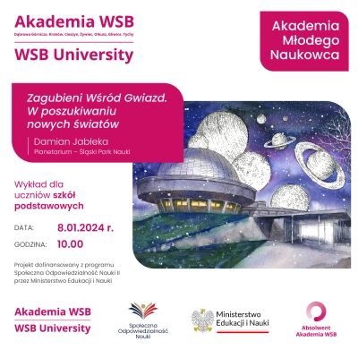 ilustracja aktualności: Akademia Młodego Naukowca 