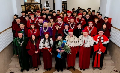 ilustracja aktualności: Tytuł Doktora Honoris Causa Akademii WSB dla prof. dr hab. Ewy Stańczyk-Hugiet