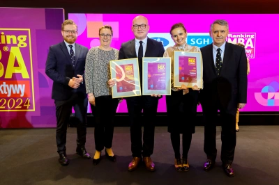 ilustracja aktualności: WSB University in the 'Golden Fifteen' of the Perspektywy 2024 Ranking of MBA Programs