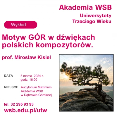 ilustracja aktualności: Motyw G&oacute;r w dźwiękach polskich kompozytor&oacute;w