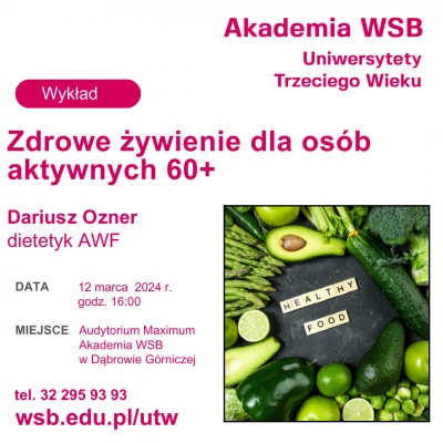 ilustracja aktualności: Zdrowe żywienie dla osób 60+