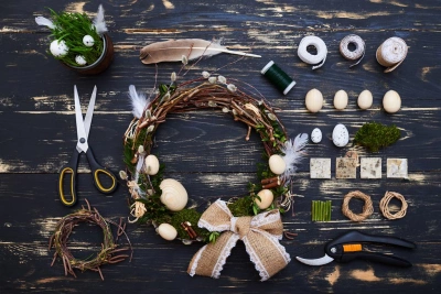 ilustracja aktualności: Ozdoby Wielkanocne z brzozy - Senior Art