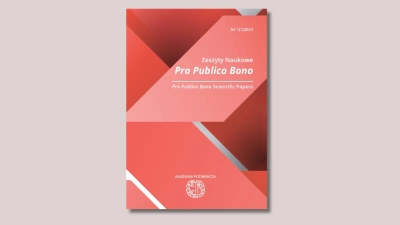 ilustracja aktualności: Artykuł dra Jerzego Gąsiorowskiego wyr&oacute;żniony w konkursie na najlepsze artykuły naukowe w &bdquo;Zeszytach Naukowych Pro Publico Bono&rdquo; 