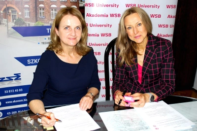 ilustracja aktualności: Podpisanie umowy o współpracy pomiędzy Akademią WSB a Zespołem Szkół Ekonomicznych im. Michała Kaleckiego w Bielsku-Białej