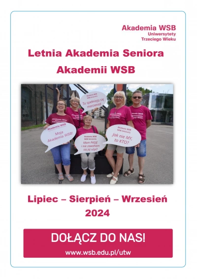 ilustracja aktualności: Letnia Akademia Seniora AWSB