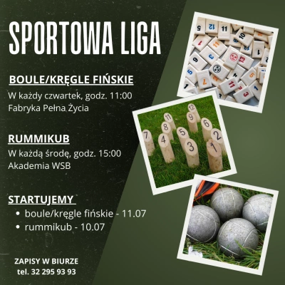 ilustracja aktualności: Sportowa Liga rusza zapraszamy do zapis&oacute;w!
