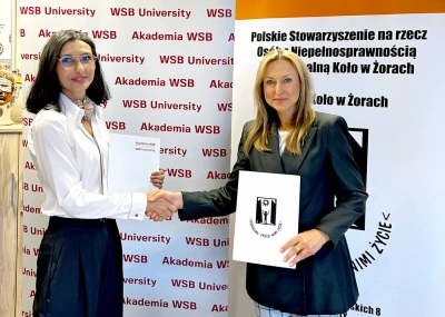 ilustracja aktualności: Akademia WSB zawarła porozumienie z OREW PSONI w Żorach