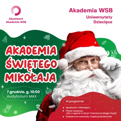 ilustracja aktualności: Ho, ho, ho! Nadciąga magiczny czas Mikołajek! Zapraszamy do Akademii Świętego Mikołaja