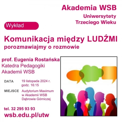 ilustracja aktualności: Senior Cafe i Wykład UTW