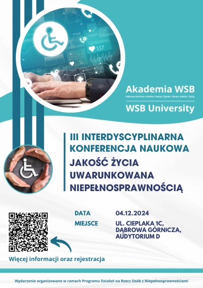 ilustracja aktualności: Jakość życia uwarunkowana niepełnosprawnością