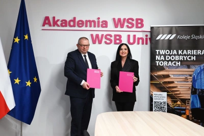 ilustracja aktualności: Akademia WSB i Koleje Śląskie na wspólnych torach współpracy