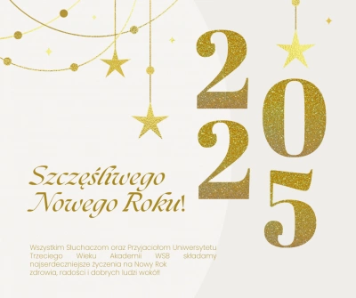 ilustracja aktualności: Szczęśliwego Nowego Roku - 2025