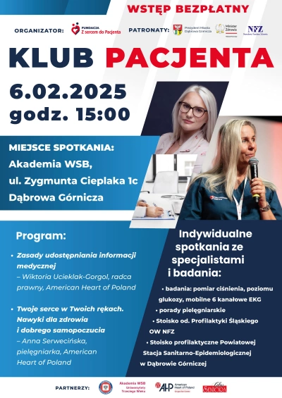 ilustracja aktualności: Klub Pacjenta Akademii WSB