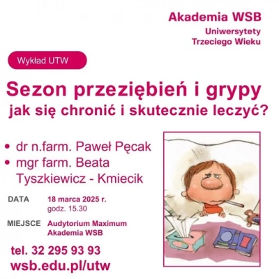 ilustracja aktualności: Wykład "Sezon Przeziębień i grypy"