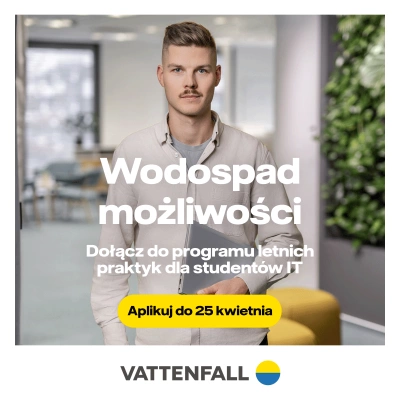 ilustracja aktualności: Program letnich praktyk „Wodospad możliwości”