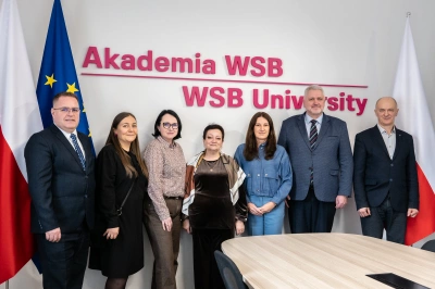 ilustracja aktualności: Visit of the Daugavpils University Delegation to WSB University – A New Perspective on Scientific Cooperation