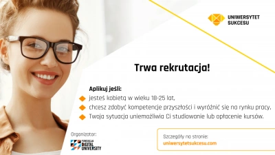 ilustracja aktualności: Zdobądź kompetencje przyszłości z Uniwersytetem Sukcesu!