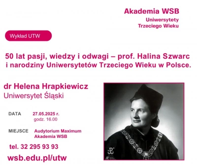 ilustracja aktualności: Wtorkowy Wykład UTW