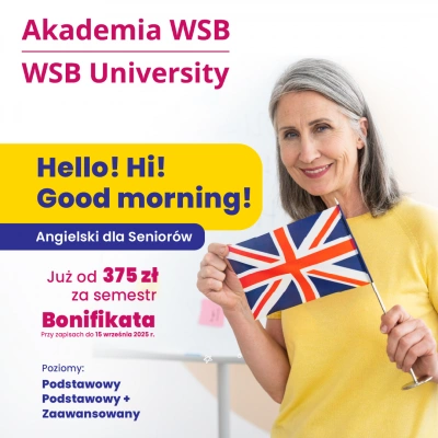 ilustracja aktualności: Start!  Język angielski w UTW AWSB