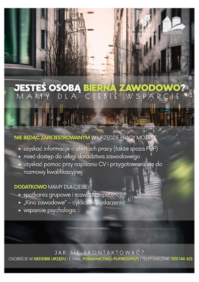 ilustracja aktualności: Oferta Powiatowego Urzędu Pracy dla osób biernych zawodowo
