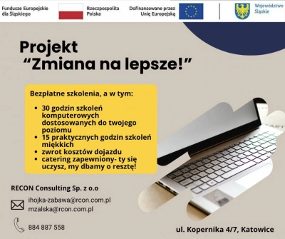 ilustracja aktualności: Projekt komputerowy "Zmiana na lepsze"