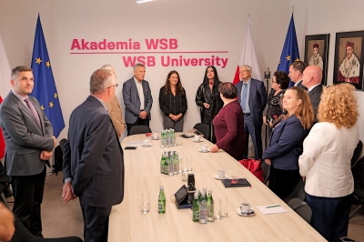 ilustracja aktualności: Posiedzenie Zarządu Krajowego PTE w Akademii WSB