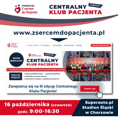 ilustracja aktualności: Centralny Klub Pacjenta w Chorzowie