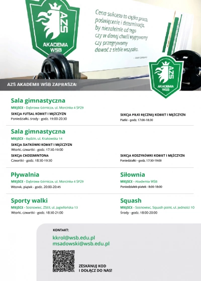 ilustracja aktualności: Zaczynamy sezon 2025/2026 z AZS Akademii WSB!