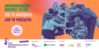 ilustracja aktualności: Rusza nabór do 22. edycji Ligi Odpowiedzialnego Biznesu - programu edukacyjnego dla studentów i studentek z całej Polski