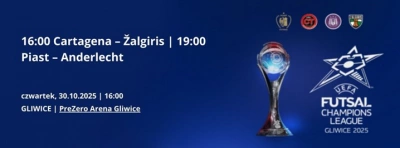 ilustracja aktualności: Mecz UEFA Futsal Champions League!
