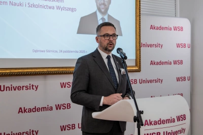 ilustracja aktualności: Wizyta Ministra Nauki i Szkolnictwa Wyższego w Akademii WSB