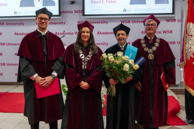 ilustracja aktualności: Prof. David E. Fisher Awarded the Title of Doctor Honoris Causa of the WSB University