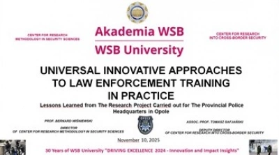 ilustracja aktualności: Innowacje w służbie bezpieczeństwa – głos naukowców Akademii WSB w międzynarodowej dyskusji w Odeskim Uniwersytecie Spraw Wewnętrznych