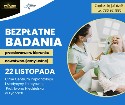 ilustracja aktualności: Niebieskie Usta 2025 - bezpłatne badania przesiewowe