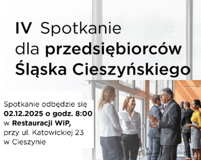 ilustracja aktualności: Cieszyńskie Forum Biznesu – kolejne spotkanie dla przedsiębiorców Śląska Cieszyńskiego