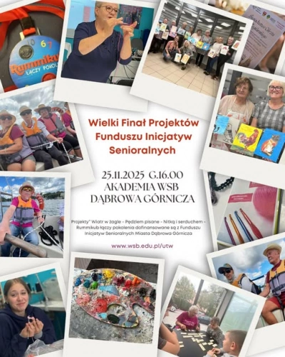 ilustracja aktualności: Wielki Finał Projektów Funduszu Inicjatyw Senioralnych w Dąbrowie Górniczej!