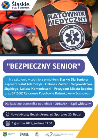 ilustracja aktualności: „Bezpieczny Senior" – zadbaj o bezpieczeństwo na co dzień!